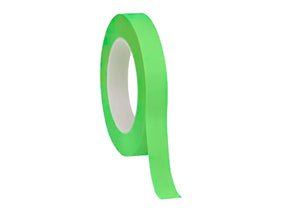 Green Vinyl Fine Line Tape – Automotive Masking Tape for Auto Body, Detailing & Custom Graphics – Flexible Vinyl, Clean Removal (1/4 (6mm) x 60 Yrds)