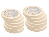 General Purpose Masking Tape – Multi-Surface Use – Professional Grade (1.5" x 60 Yrds, 6 Pack)