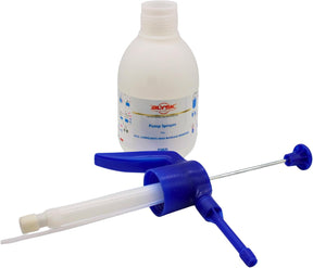 BLYSK 2L Pressurized Spray Bottle – Heavy-Duty Handheld Pump Sprayer, Chemical-Resistant, Adjustable Nozzle. (Blue)