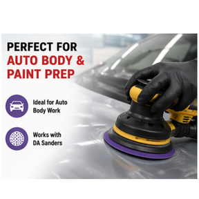 BLYSK Premium Purple Zirconia Sanding Discs 6", High Performance, Long Life, Clog-Resistant, Fits DA & Orbital Sanders, 50-Pack, Available in PSA and Hook & Loop