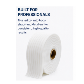 Blysk Soft Edge Foam Masking Tape – Automotive Refinish Tape for Door Jambs, Hoods & Panel Gaps – Prevents Overspray & Hard Paint Lines