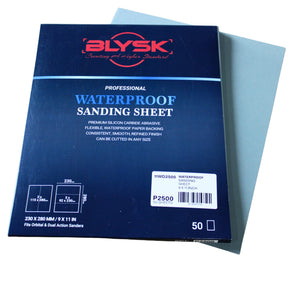 Wet & Dry Sandpaper 9x11 Sheets, 50-Pack, Aluminum Oxide (P60–P600) Silicon Carbide (P800–P3000) Latex Backing,for Wood, Metal, Auto, Plastic (400 Grit)