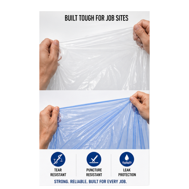 Blysk Automotive Cover Plastic sheeting 16' X 350'