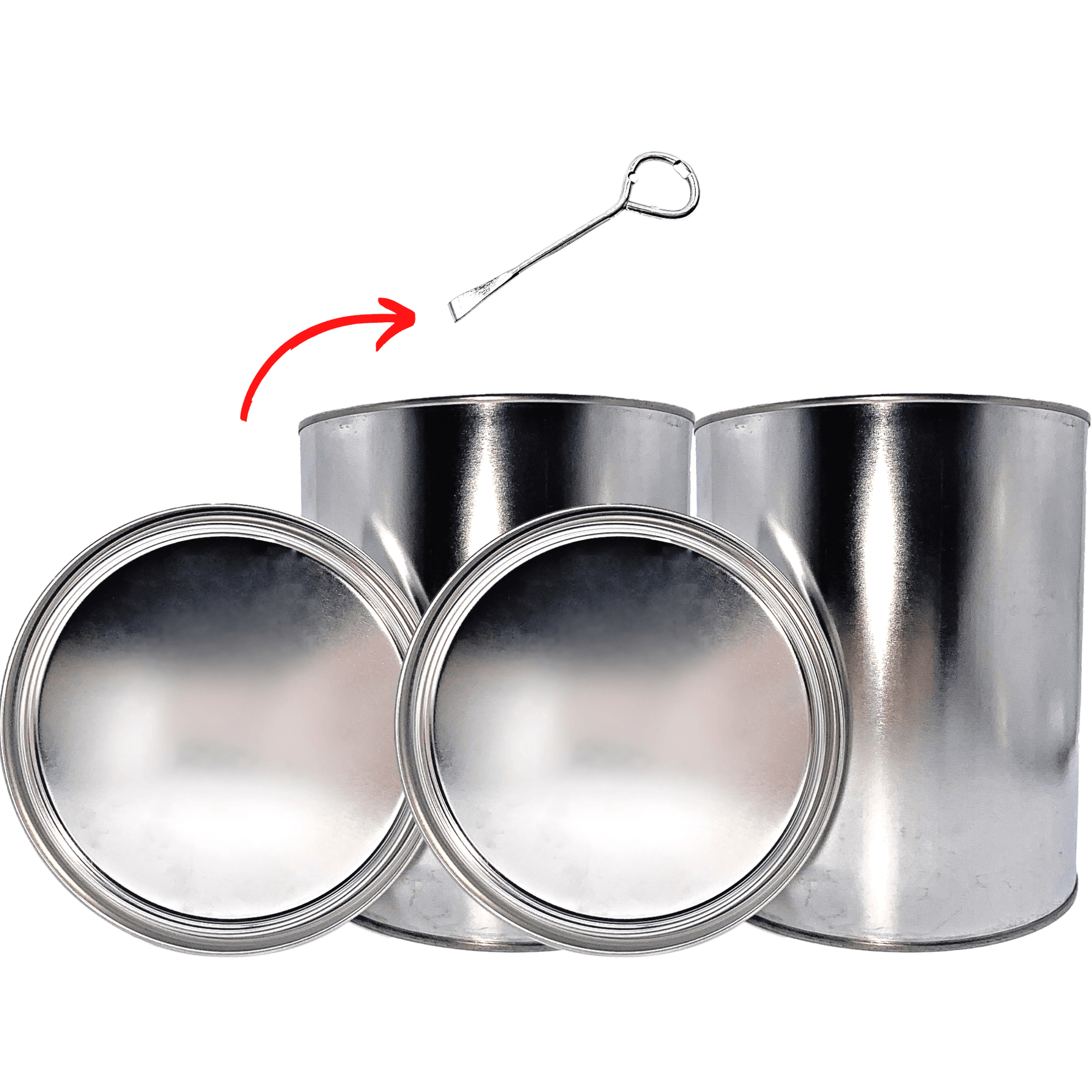 Blysk Empty Metal Gallon Size Cans - Maazzo
